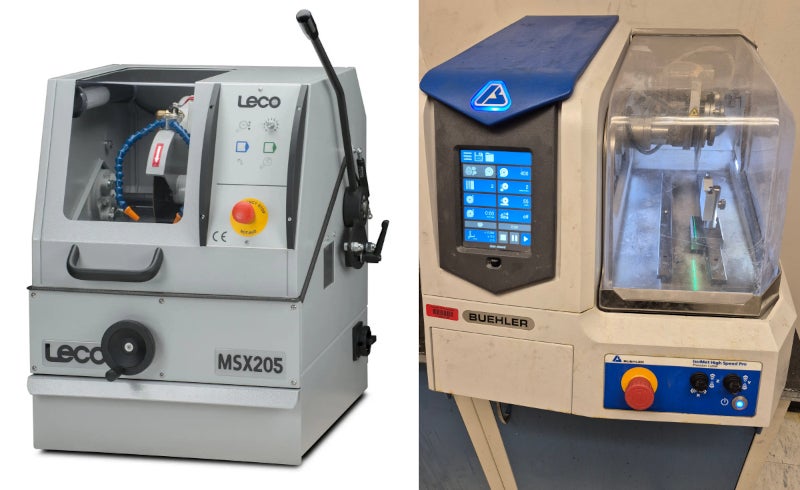 Leco MSX-205 Cutoff Saw and Beuhler Isomet High Speed Precision Saw