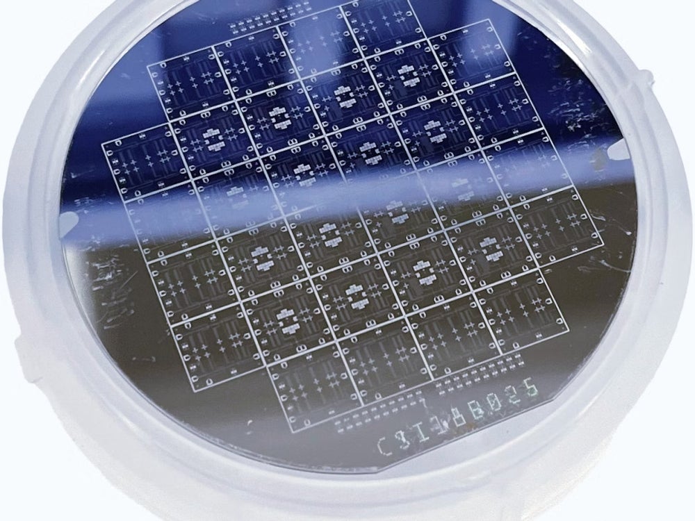 Qubit chip made by Prof. Jian Shi